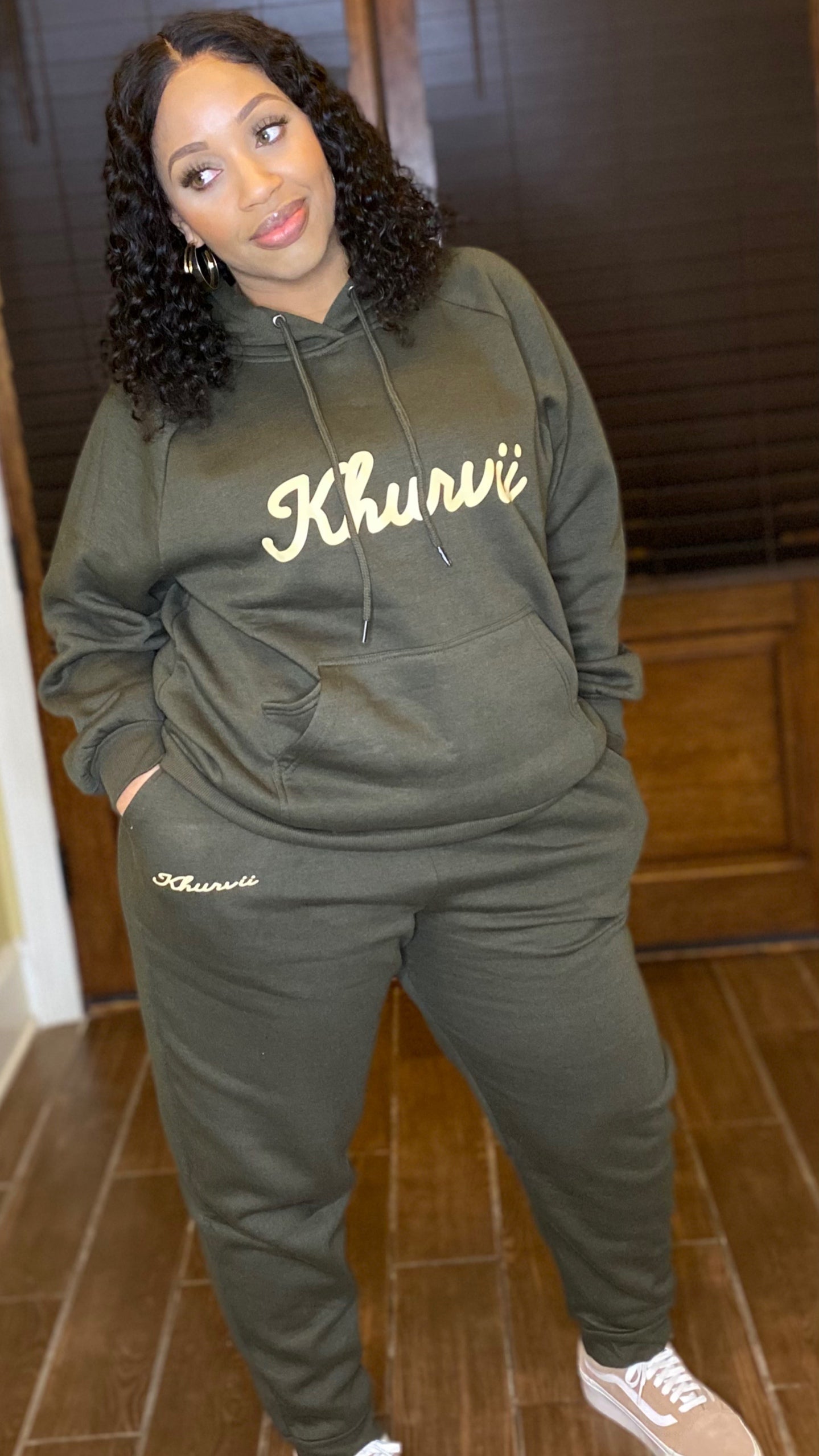 “Khurvii” HOODIE SWEATSHIRT AND PANTS SET