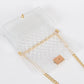 JELLY CLEAR SHOULDER HANDBAG