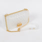 JELLY CLEAR SHOULDER HANDBAG