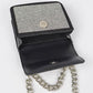 RHINESTONE CHAIN CROSSBODY BAG