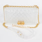 JELLY CLEAR SHOULDER HANDBAG