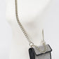 RHINESTONE CHAIN CROSSBODY BAG