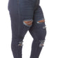 SEXY FRONT DESTROYED JEANS