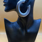 TEXTURED HOOP EARRINGS