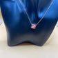 GOLD ROUND CUT FOOTBALL NECKLACE