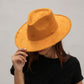 MUSTARD FEDORA HAT