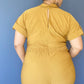 MUSTARD WIDE LEG JUMPSUIT